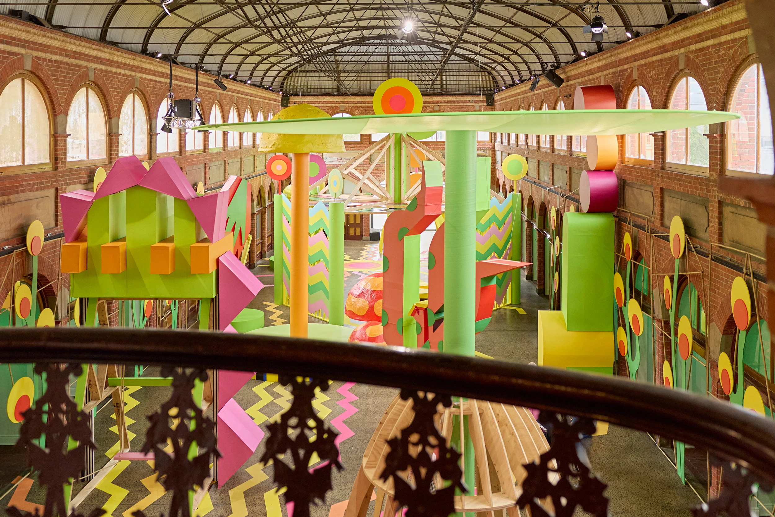 ​​London Artist Morag Myerscough’s Bright, Colourful World Arrives at Sunnyside  